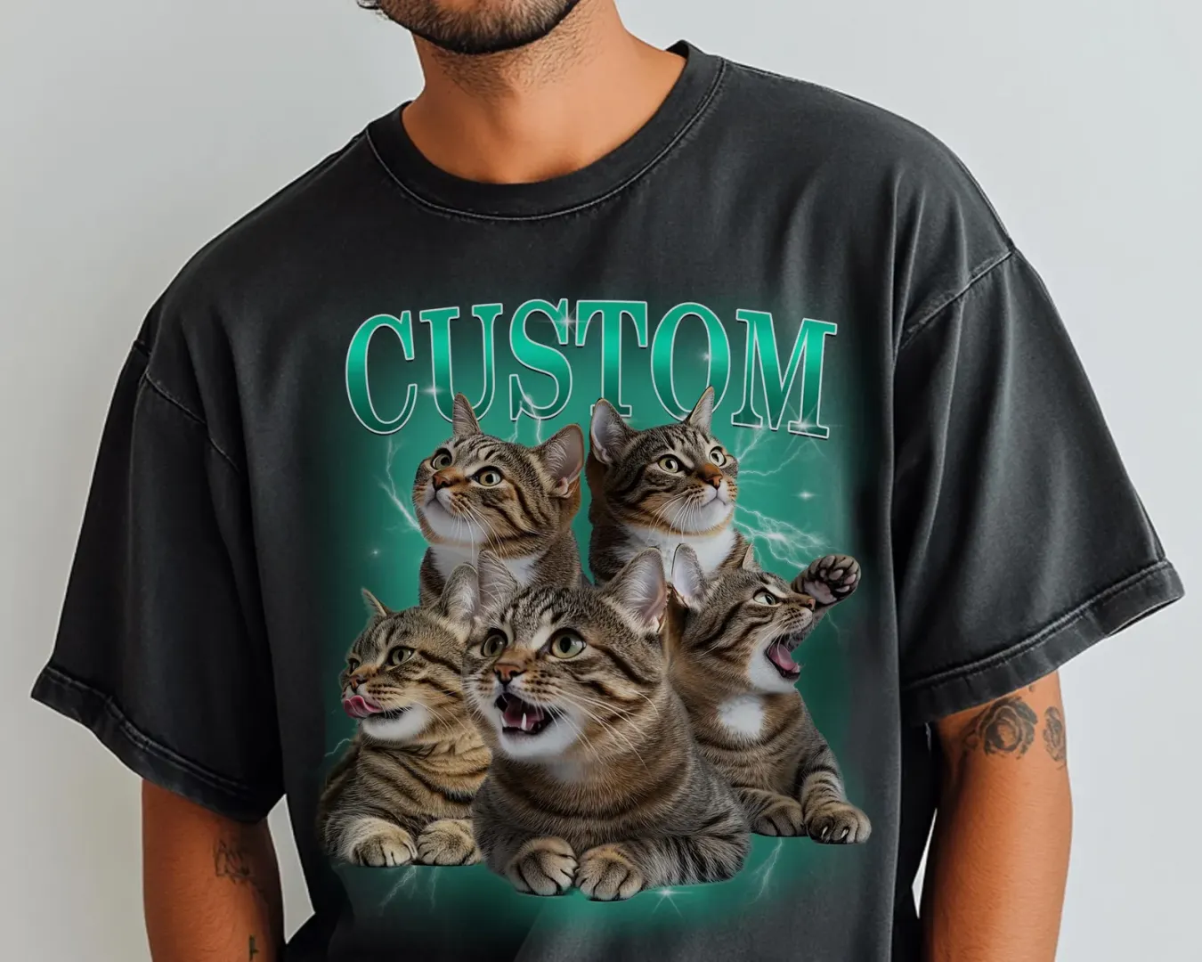 Custom Pet Bootleg Shirt, Retro Custom Cat T-Shirt, Vintage Bootleg Pet Shirt, Dog Shirt 90's, Custom Dog Shirt, Custom Pet Shirt, Dog Shirt