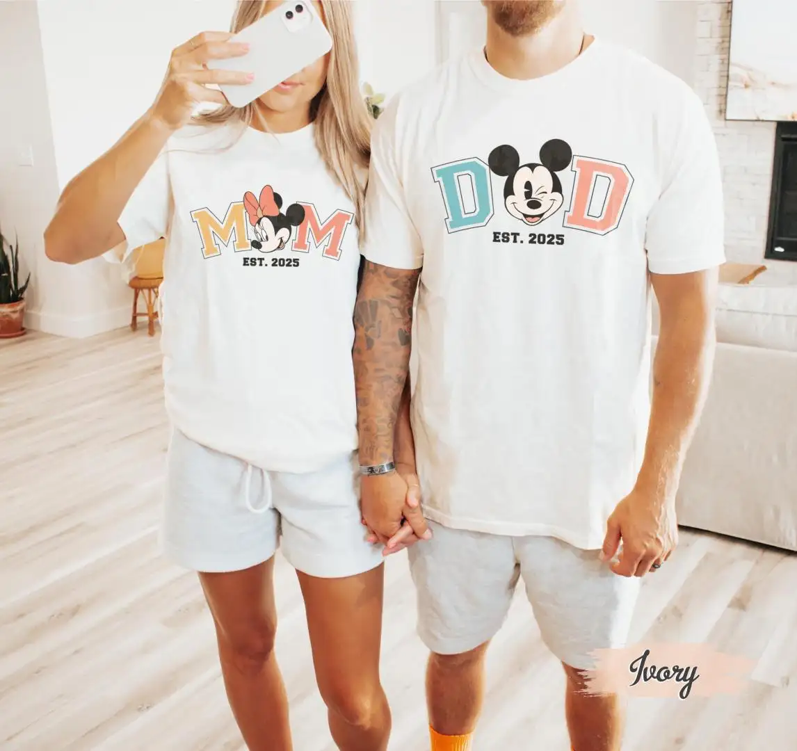 Disney Family Trip Mom and Dad Shirts
