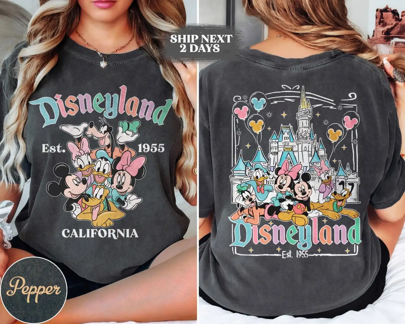 Retro Disneyland 1955 Shirt for Family Vacation