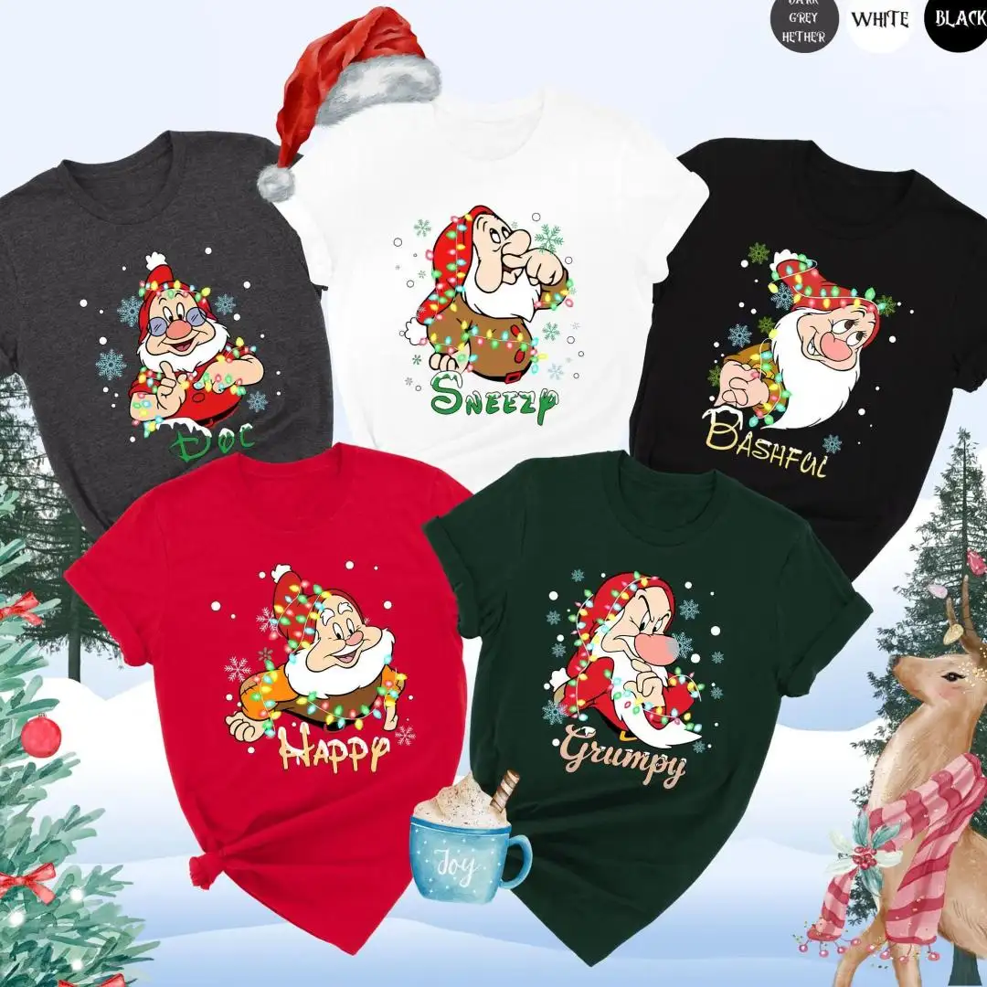 Disney Snow White Christmas Family Matching Shirt