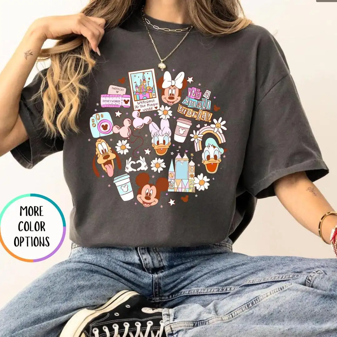 Vintage Mickey and Friends Disney Shirt for Park Days