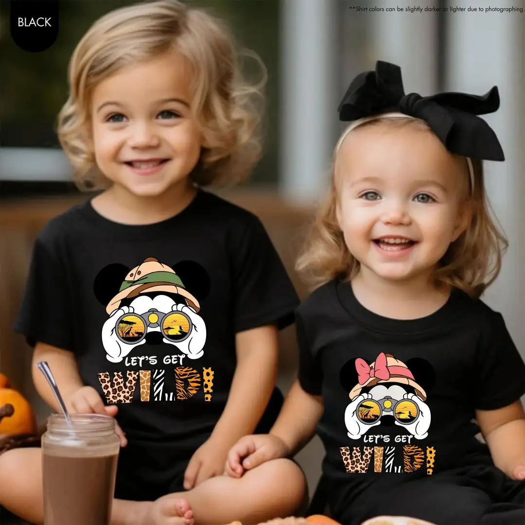 Disney Animal Kingdom Kids Shirt Safari Style