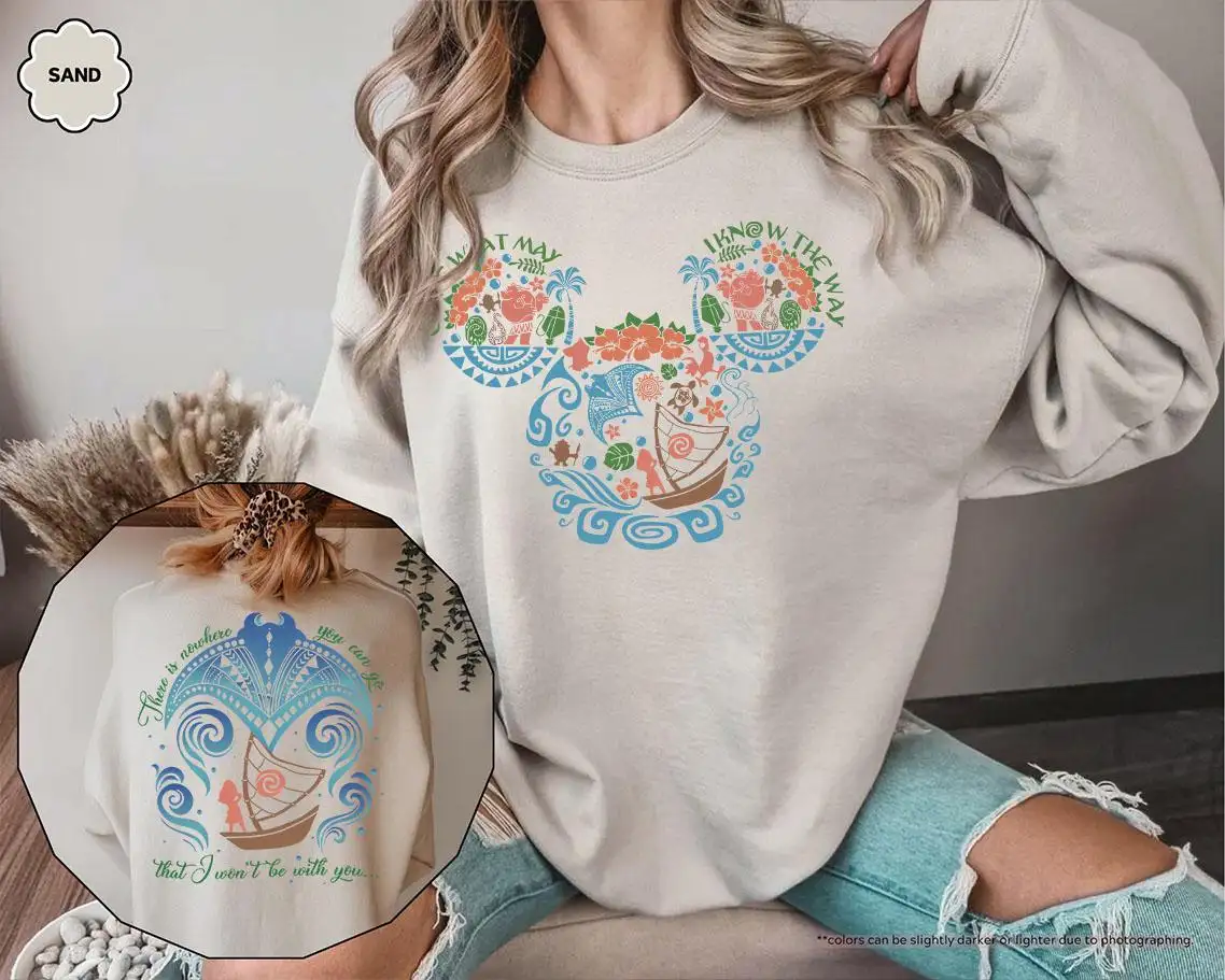 Moana Floral Mickey Shirt for Disney Fans