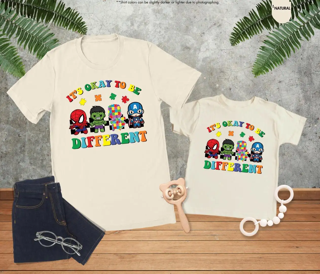 Autism Support Shirt for Kids Disney Superhero