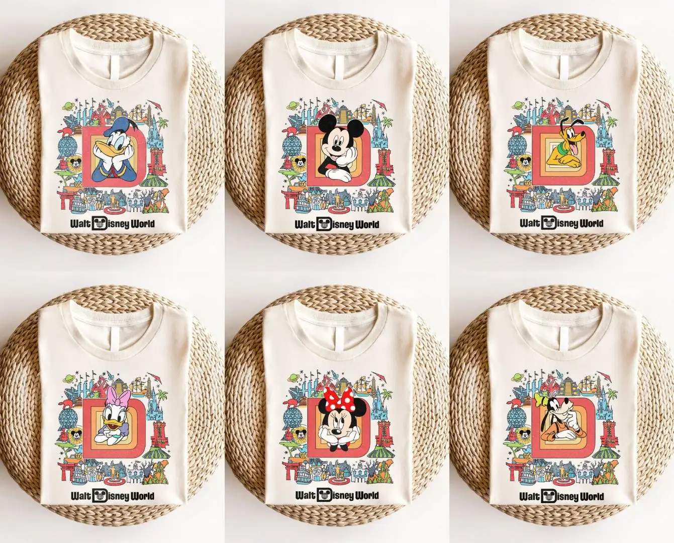Vintage Disney World Shirt for Family Trip