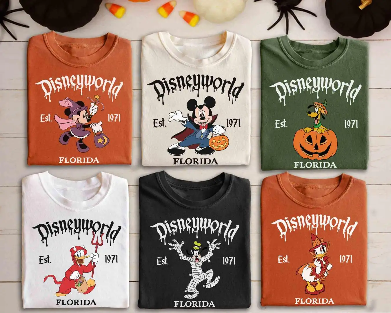 Vintage Disney Halloween Shirt for Family Costume