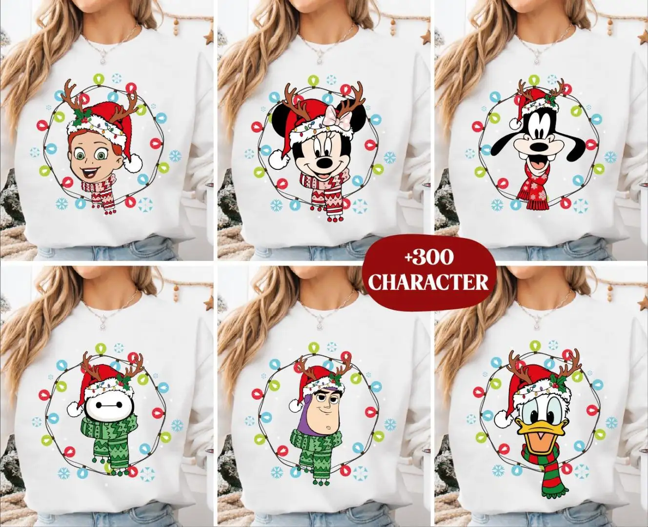 Disney Christmas Lights Shirt for Family