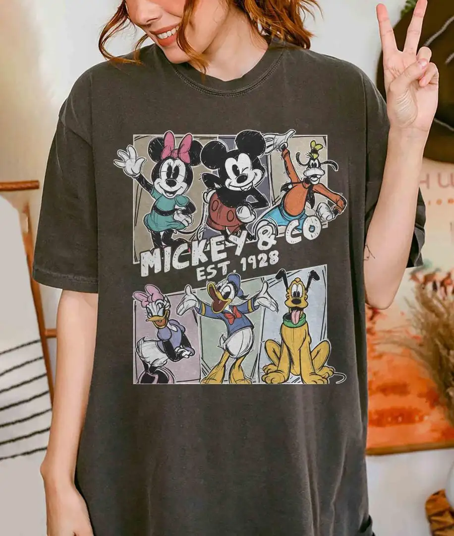 Retro Mickey Disneyland Shirt for Family Trips