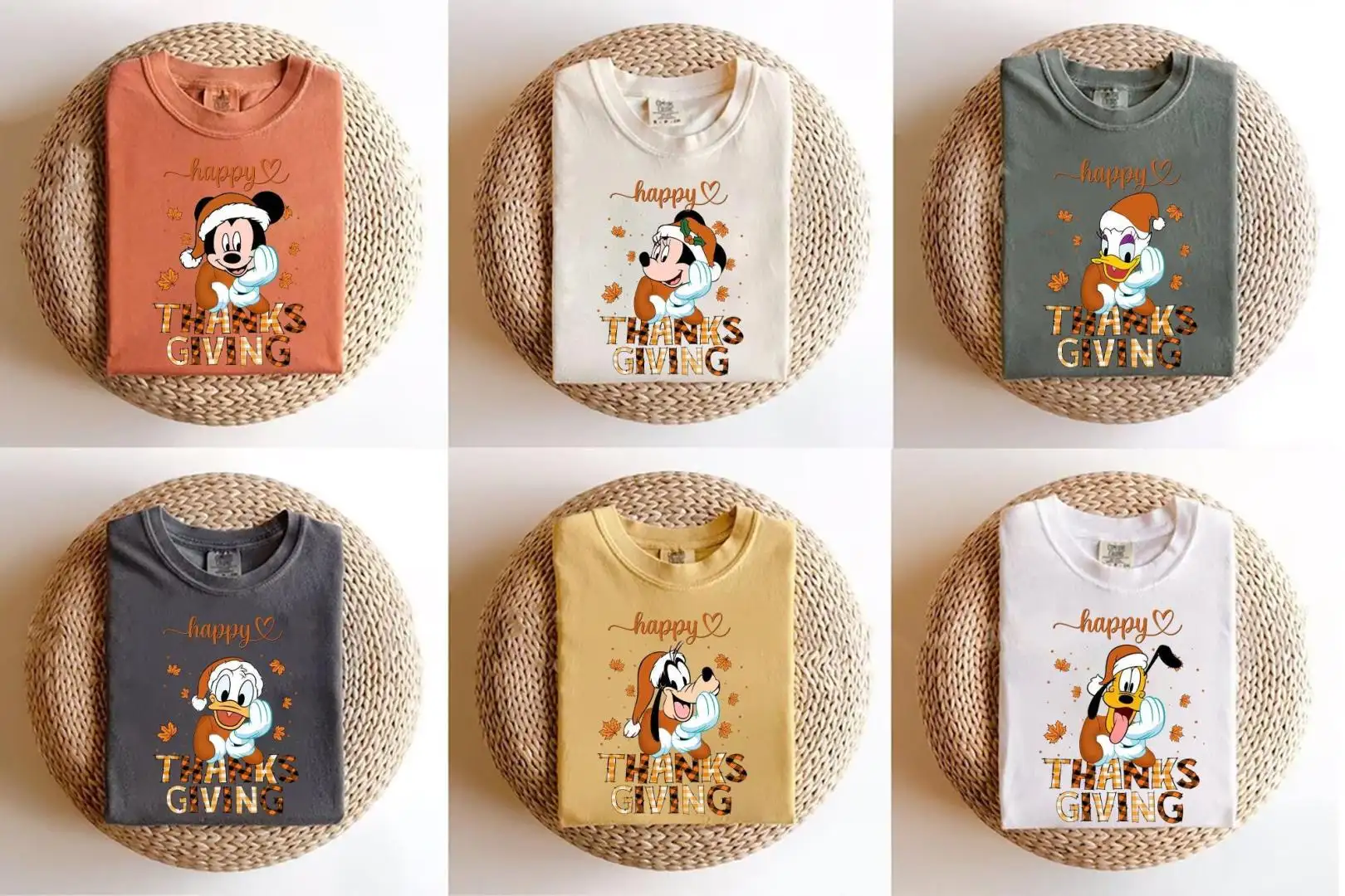 Disney Mickey Thanksgiving Shirt for Family Fall Trip