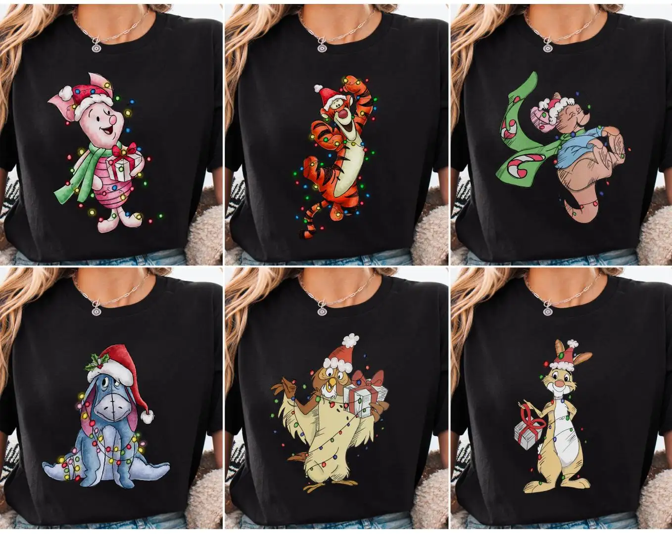 Disney Winnie the Pooh Christmas Shirt for Kids