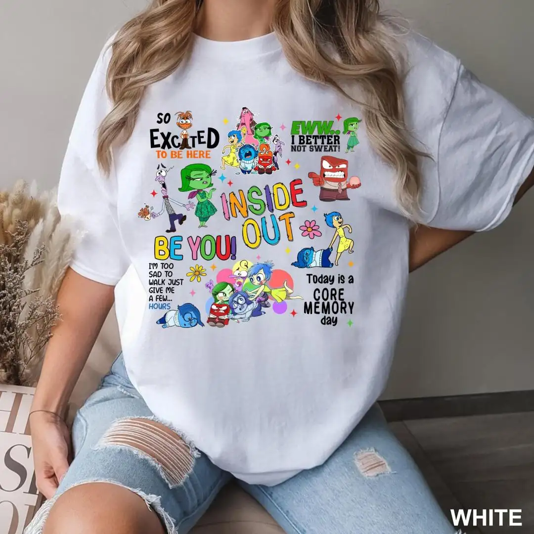 Inside Out Emotional Character Shirt for Kids and Adults