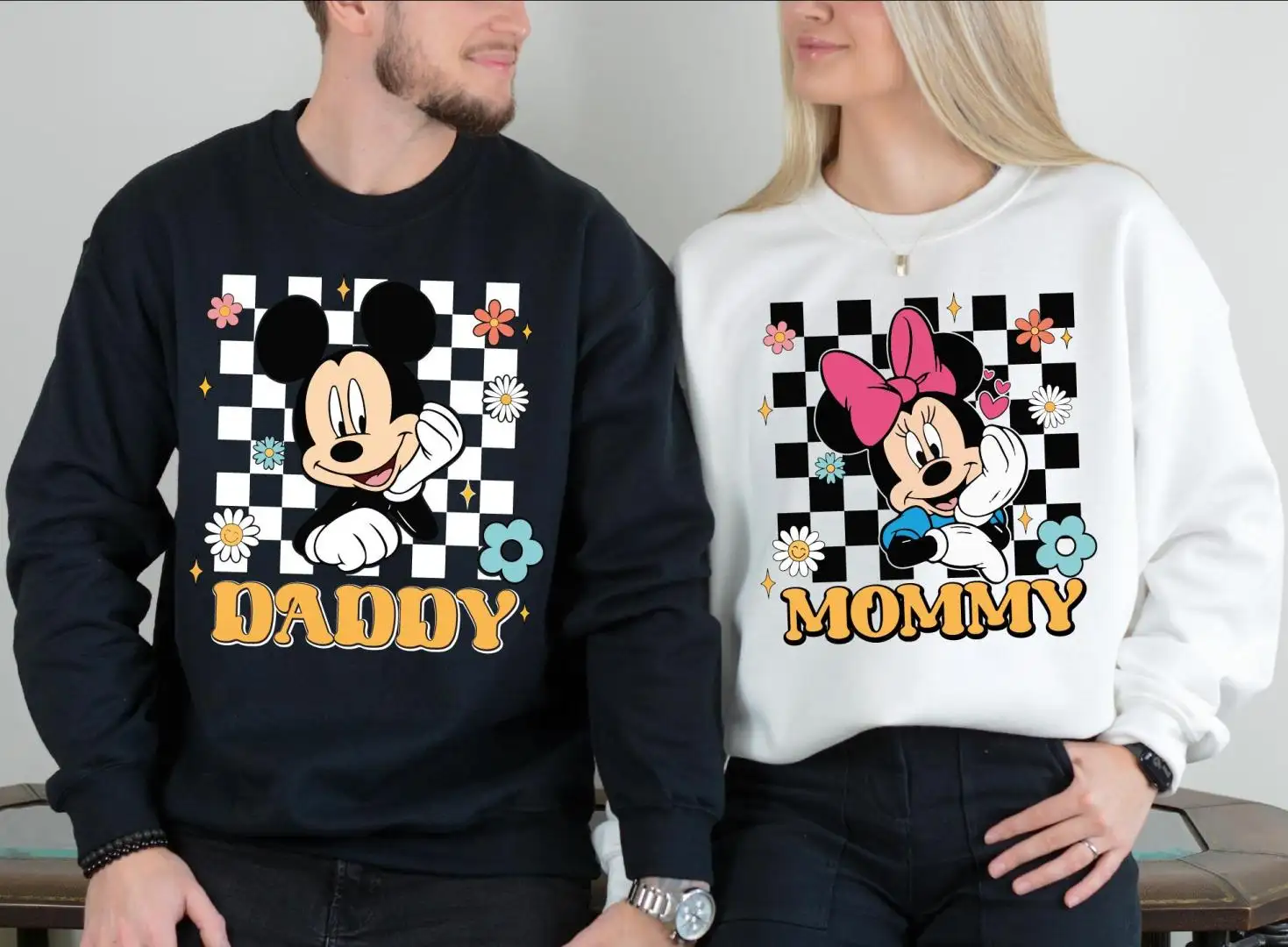 Disney Family Vacation Matching Checkered Shirt