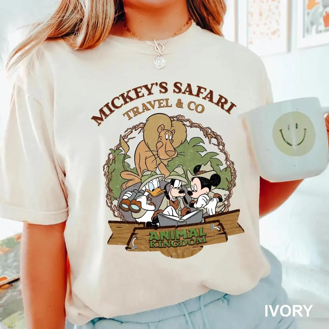 Vintage Disney Animal Kingdom Safari Shirt for Family