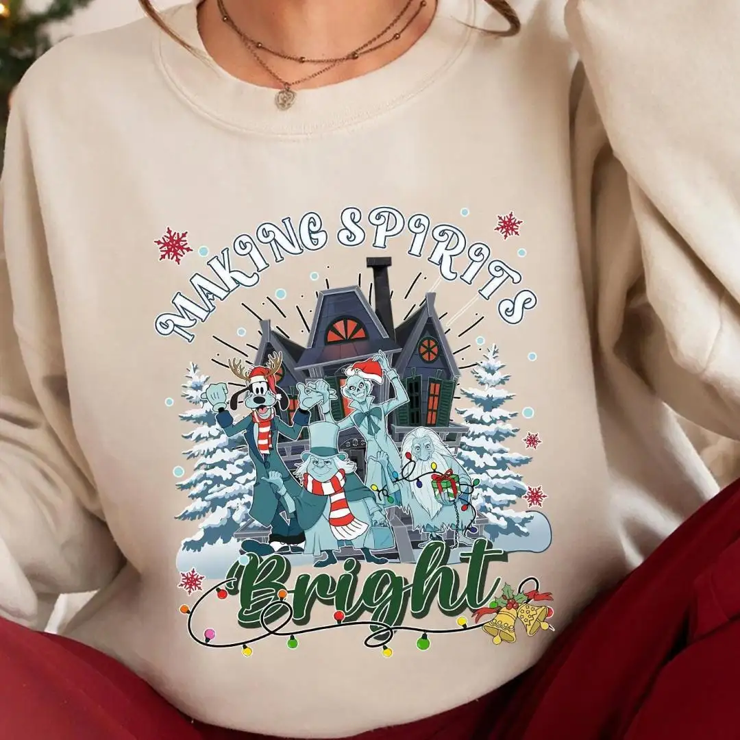 Disney Haunted Mansion Christmas Shirt Goofy Holiday Gift