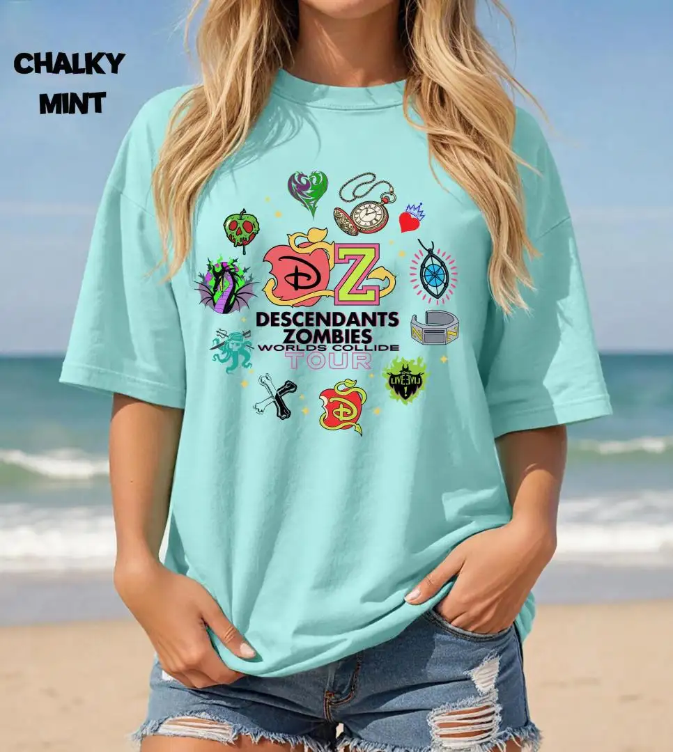 Disney Zombies World Tour Concert Shirt