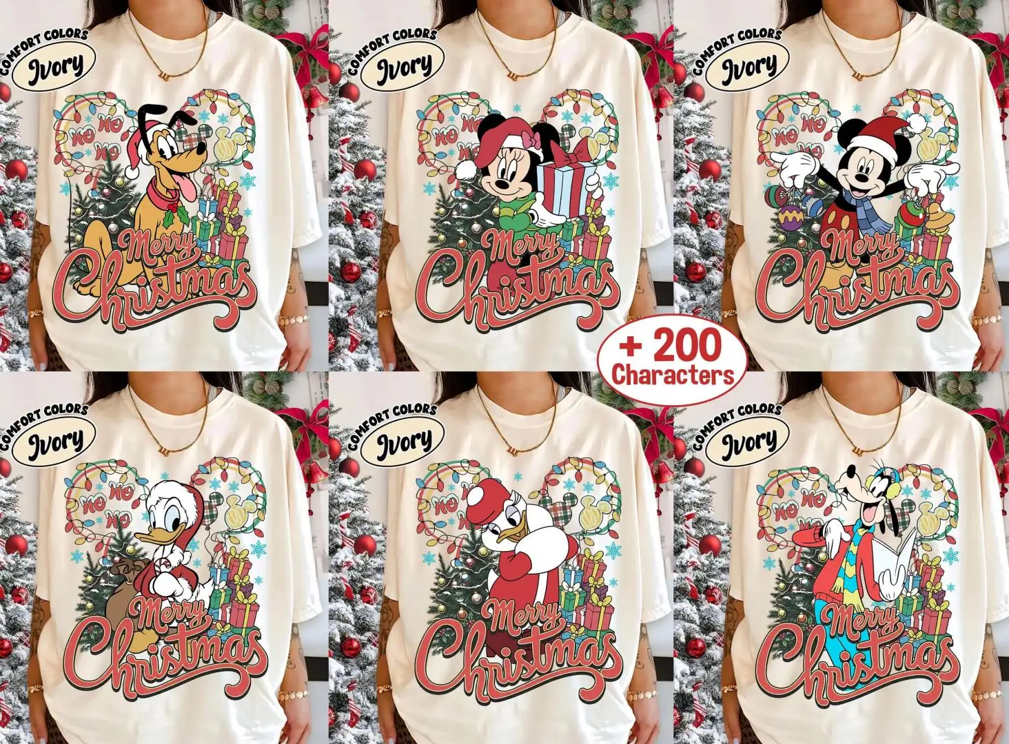 Vintage Disney Castle Christmas Shirt for Family