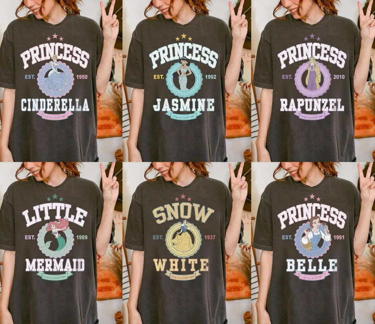 Disney Princess Retro Shirt for Girls Trip