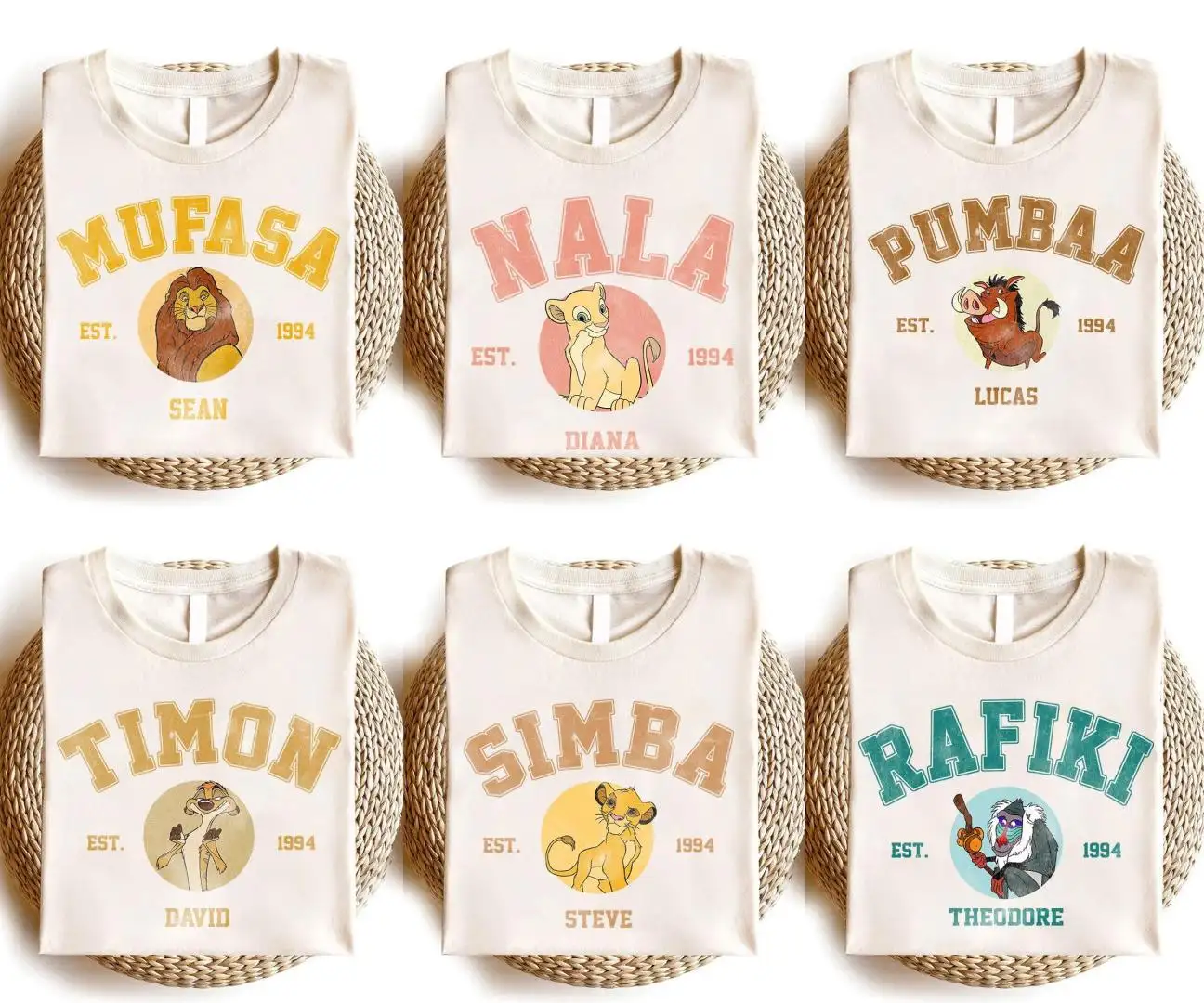 Vintage Lion King Shirt Family Matching Disney Safari