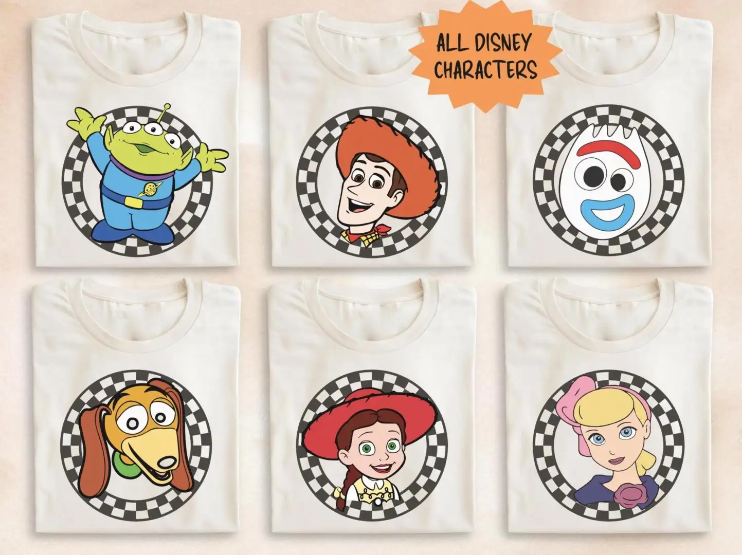 Disney Toy Story Retro Shirt Family Matching