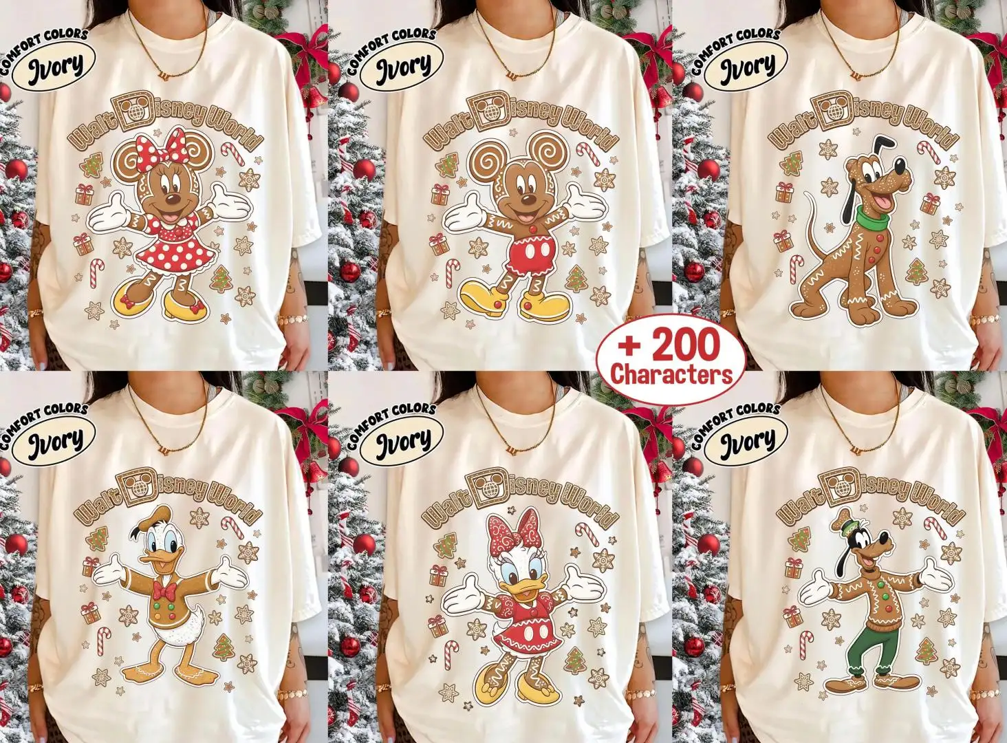 Vintage Disney Christmas Shirt for Family Trip Gift