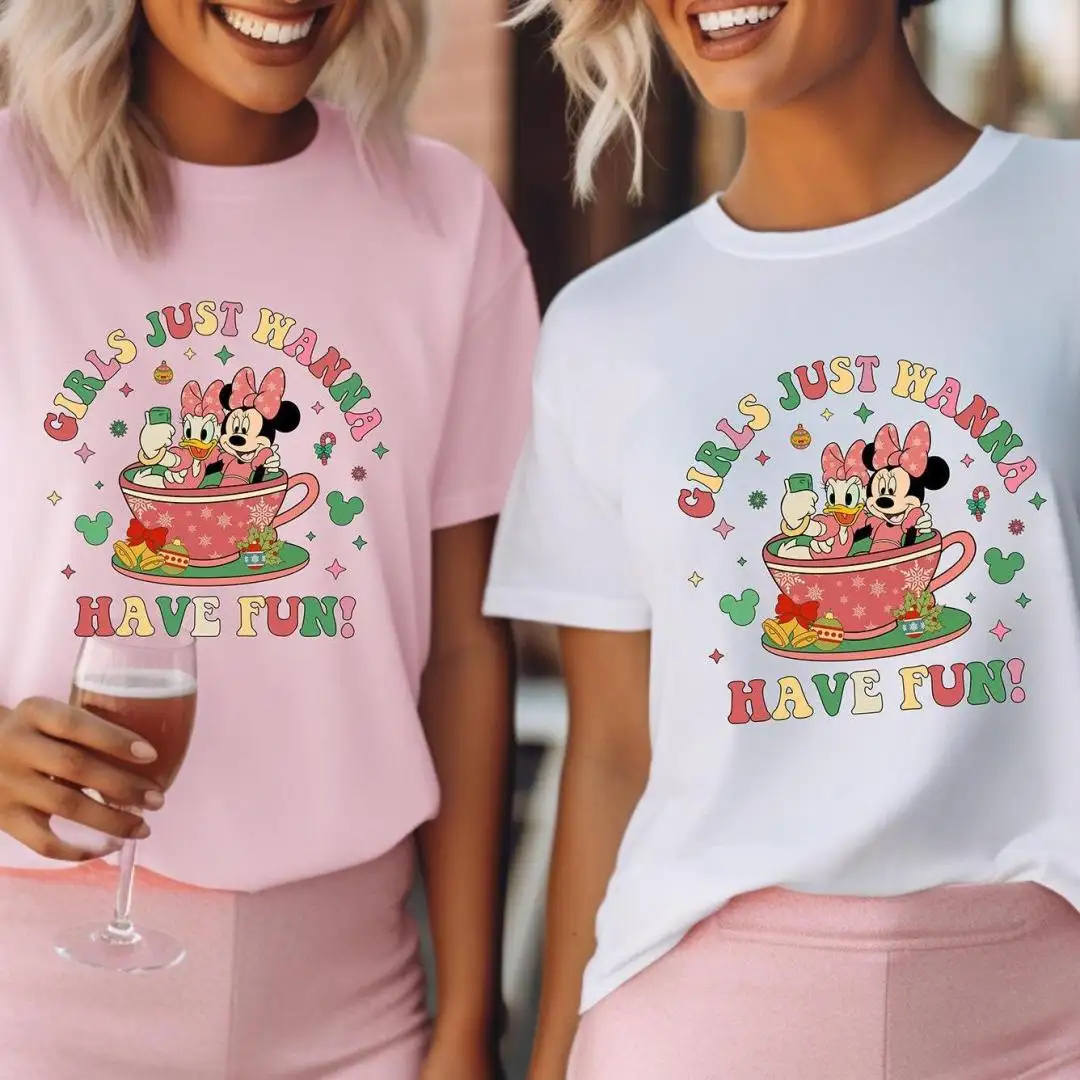 Disney Christmas Shirt for Girls Holiday Party