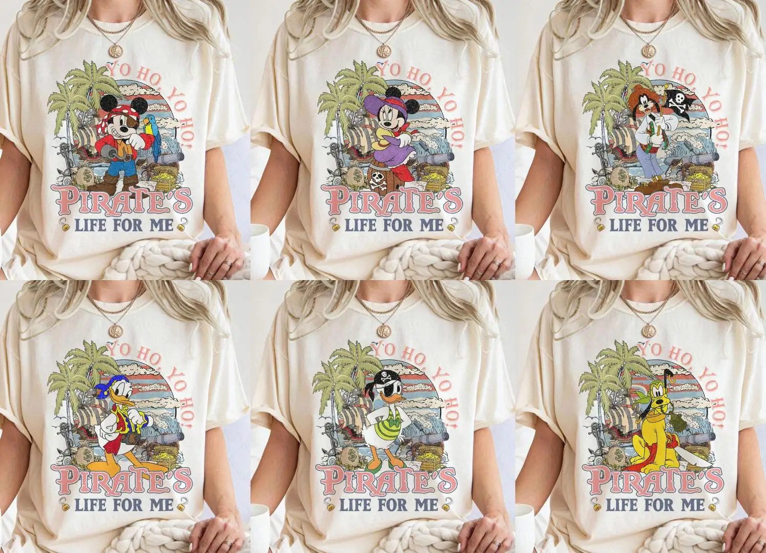 Disney Pirate Shirt Retro Mickey Character Shirt