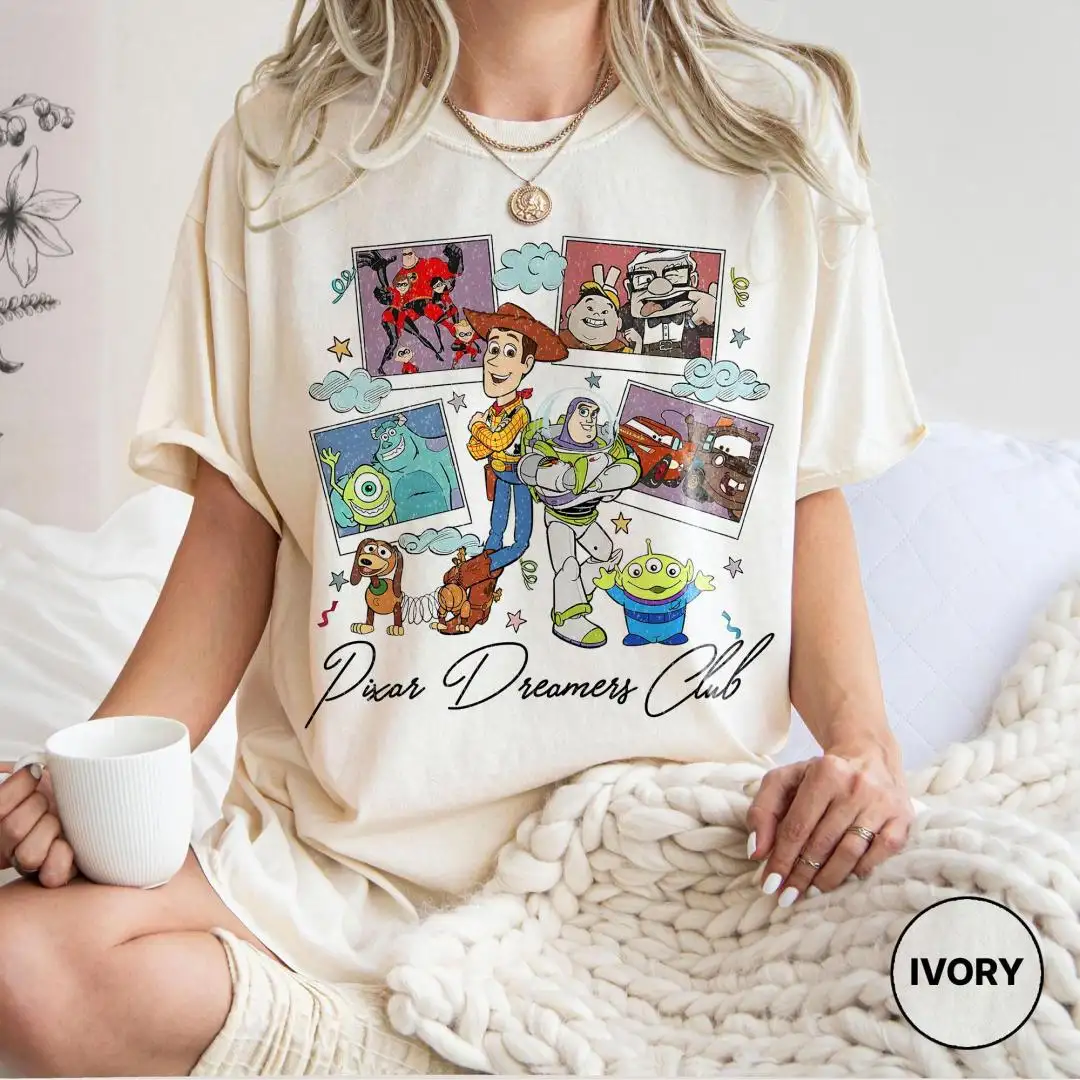 Pixar Dreamers Club Character Shirt for Fans