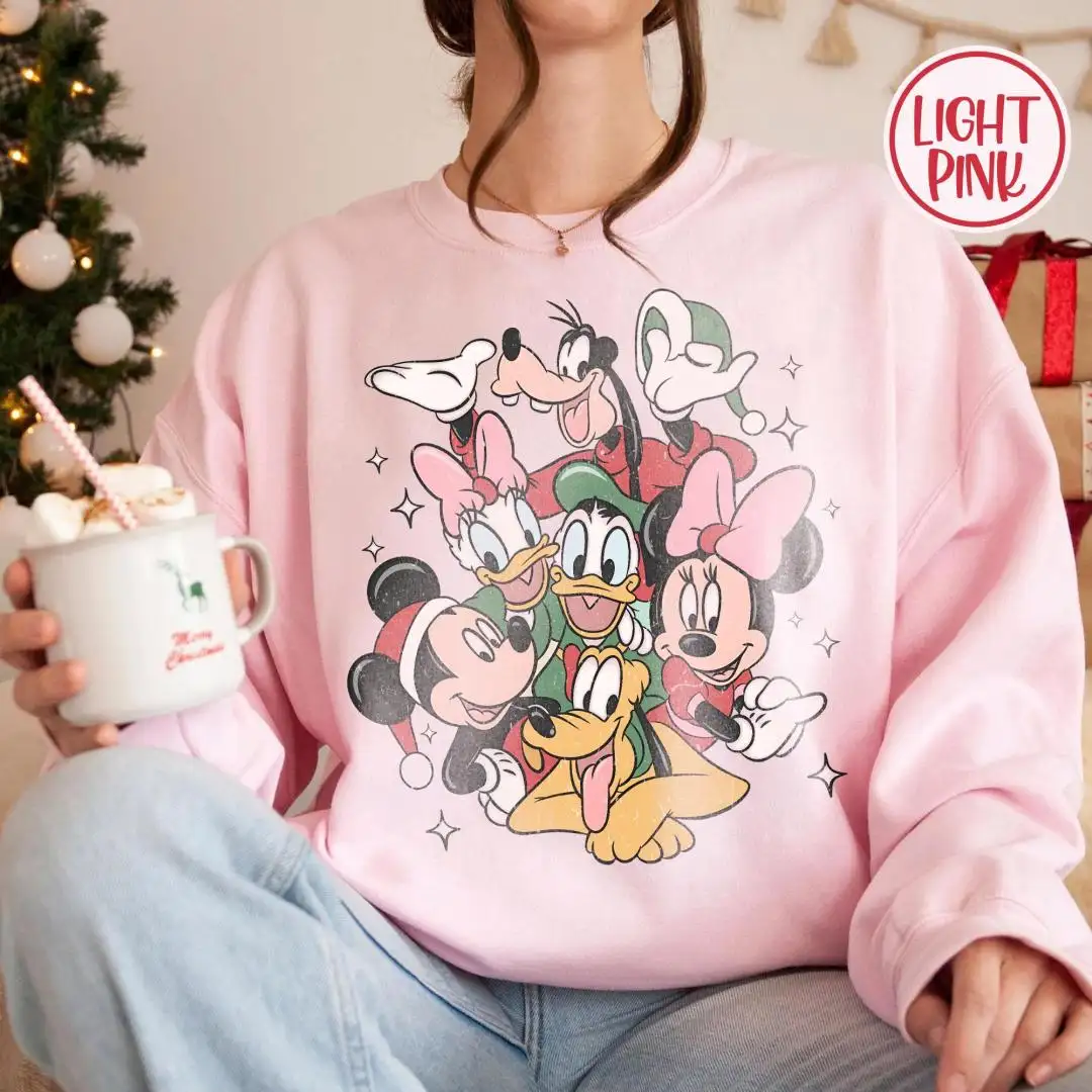 Vintage Disney Christmas Shirt for Family Matching