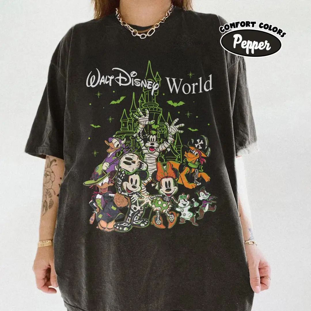 Disney Halloween Skeleton Shirt for Family Matching