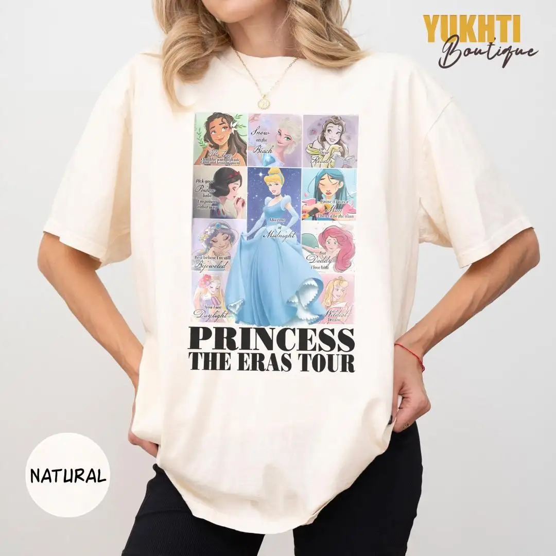 Retro Disney Princess Eras Tour Shirt for Moms