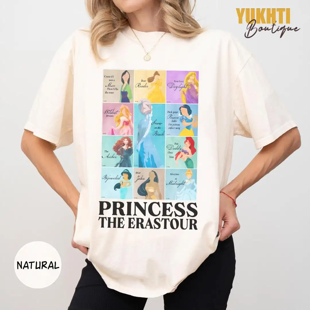 Vintage Disney Princess Eras Tour Shirt for Moms