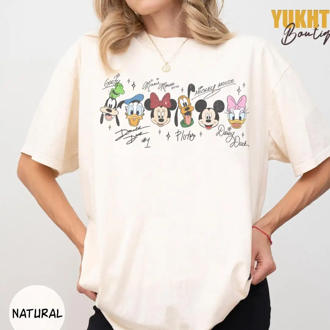 Disney World Mickey and Friends Signature Shirt
