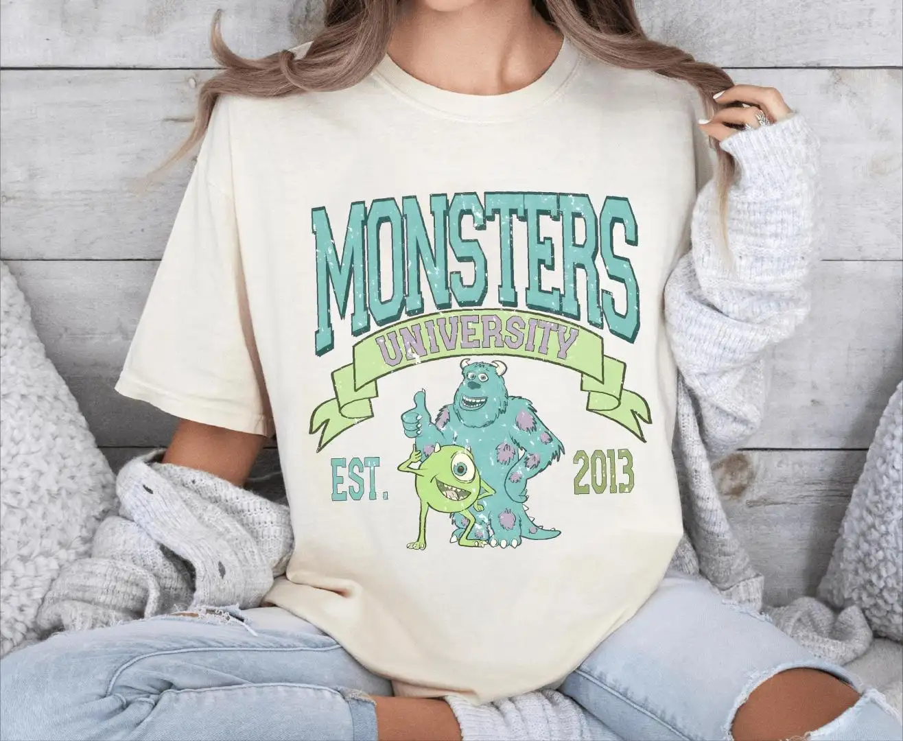 Vintage Monsters University Disney Shirt