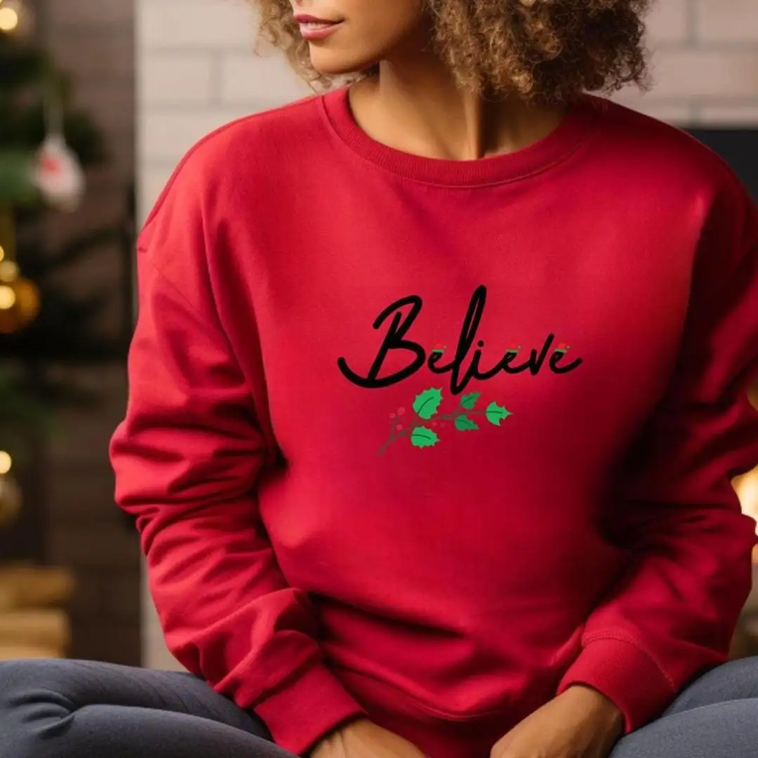 Christmas Believe Shirt for Family Matching Party