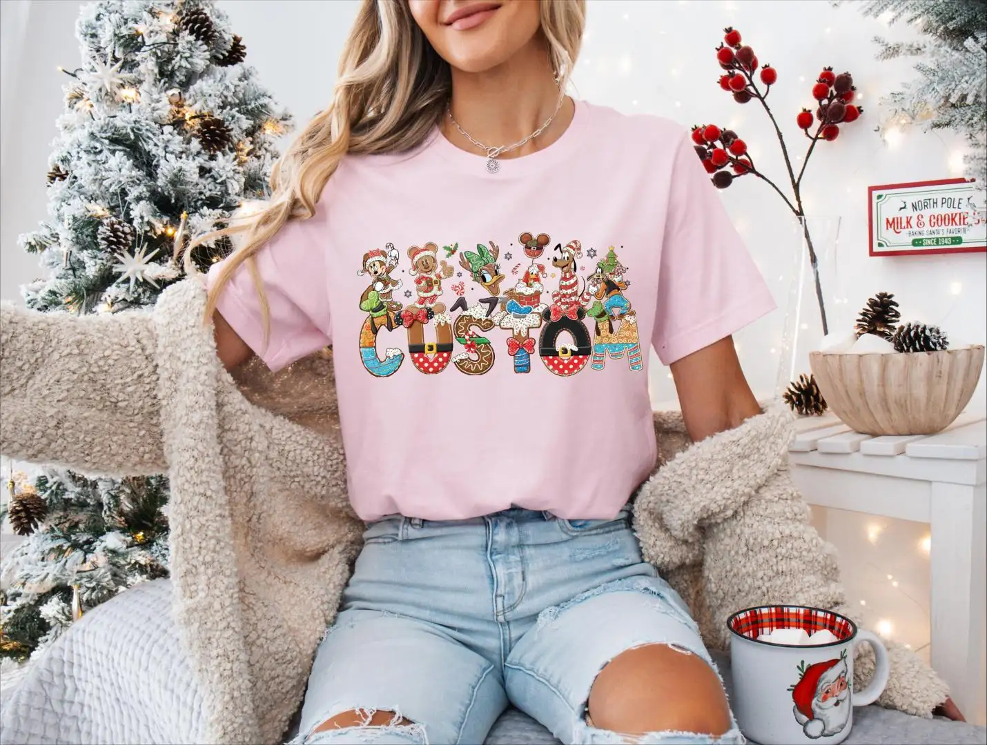Disney Gingerbread Cookie Custom Name Shirt