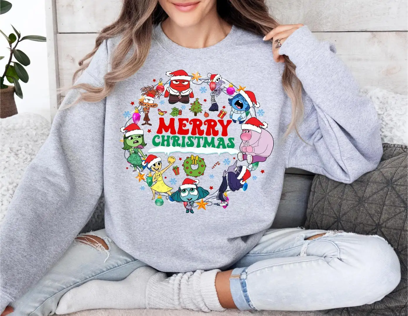 Inside Out Christmas Shirt for Disney Family Matching