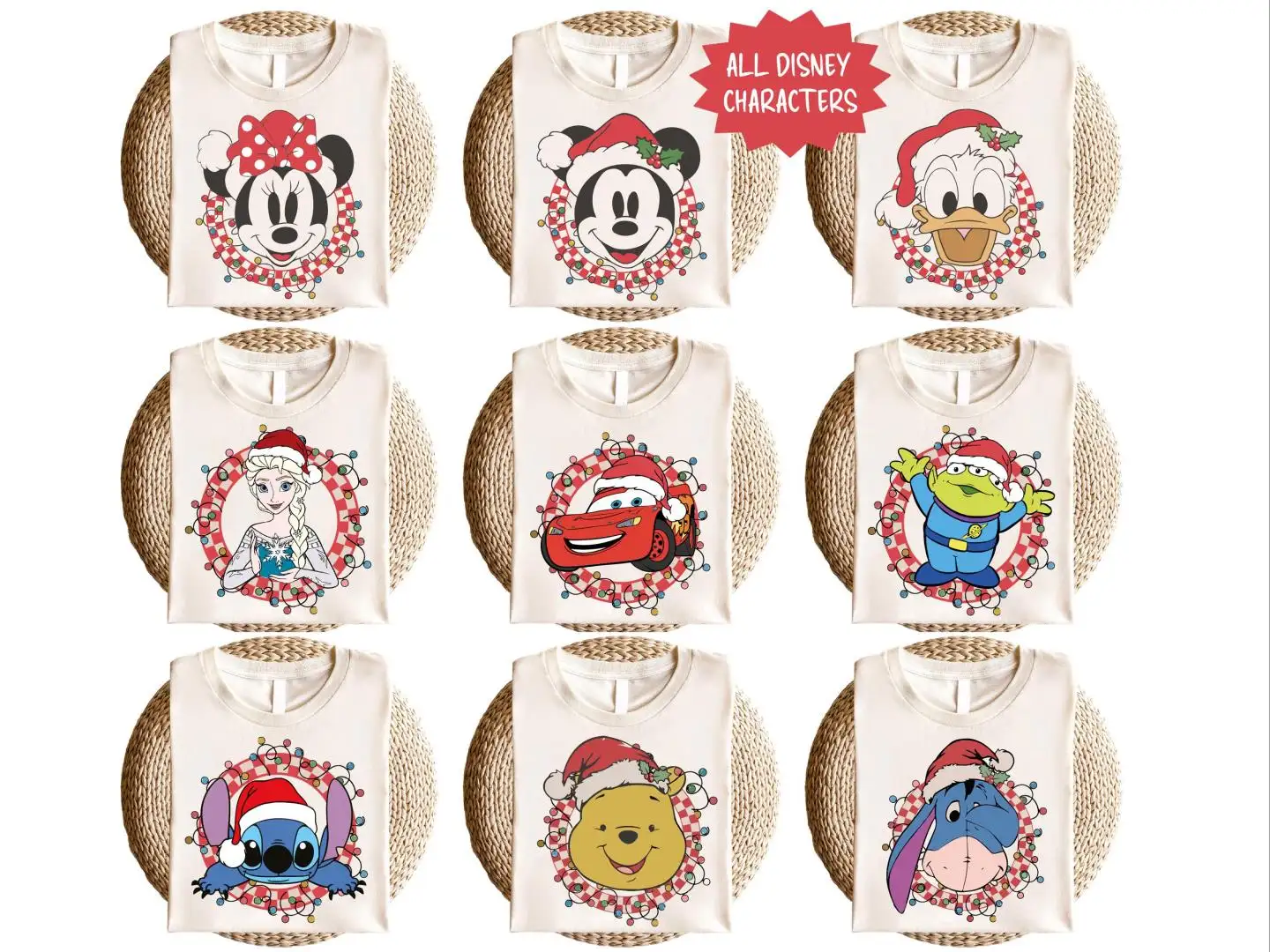 Disney Christmas Family Matching Retro Shirt