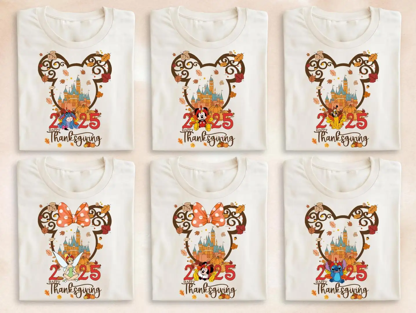 Disney Thanksgiving Shirt for Family Matching