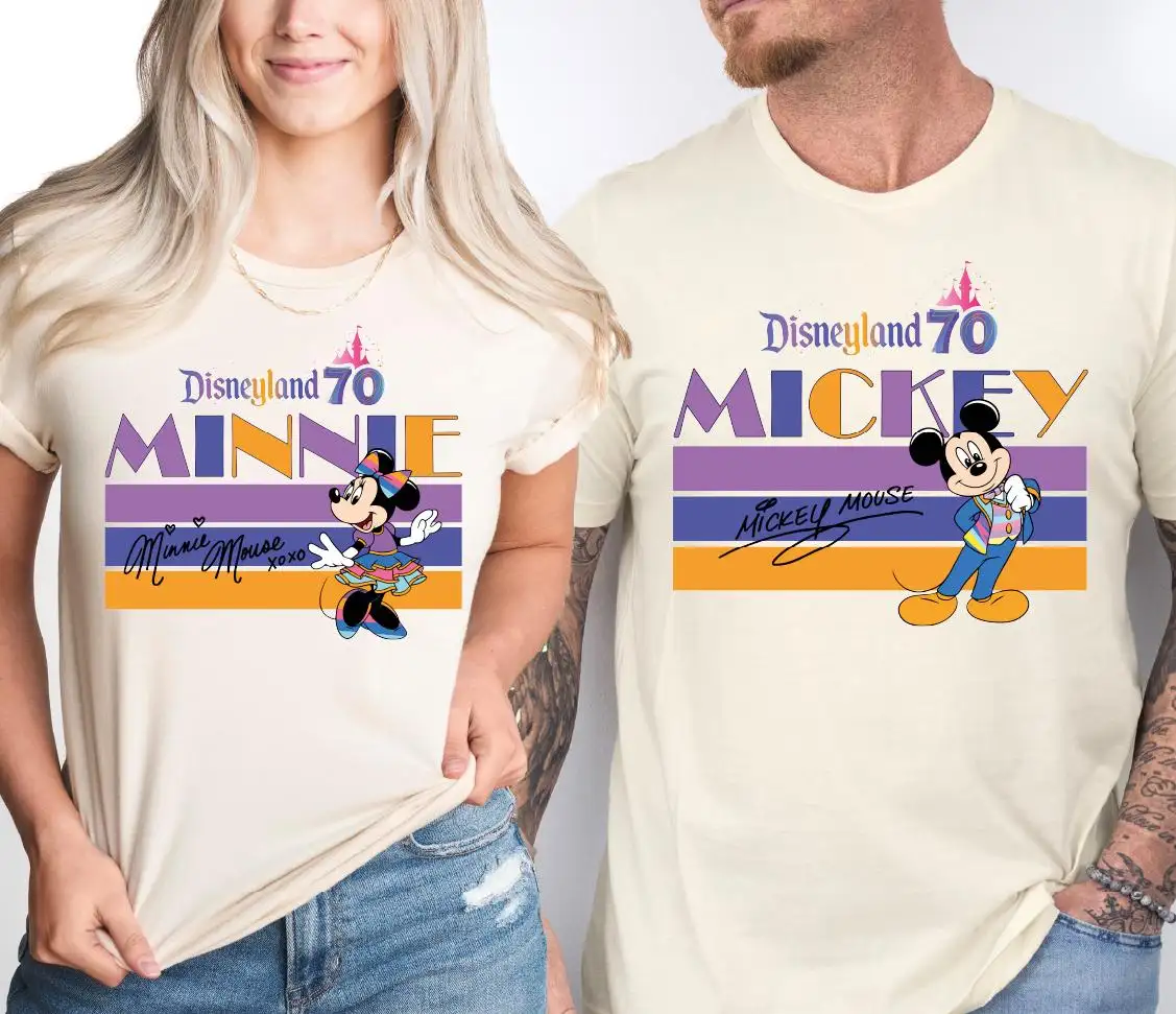Disneyland 70th Anniversary Family Trip Shirt
