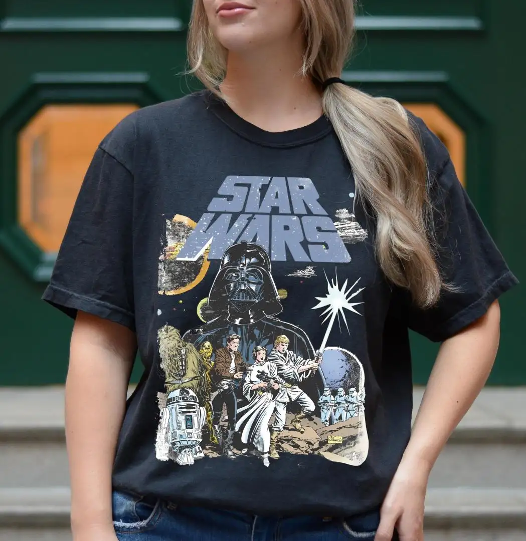 Vintage Star Wars Retro Shirt for Adults