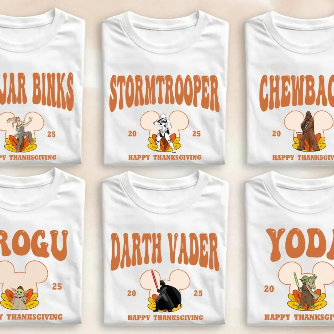 Star Wars Thanksgiving 2025 Shirt Disney Fall Vibes