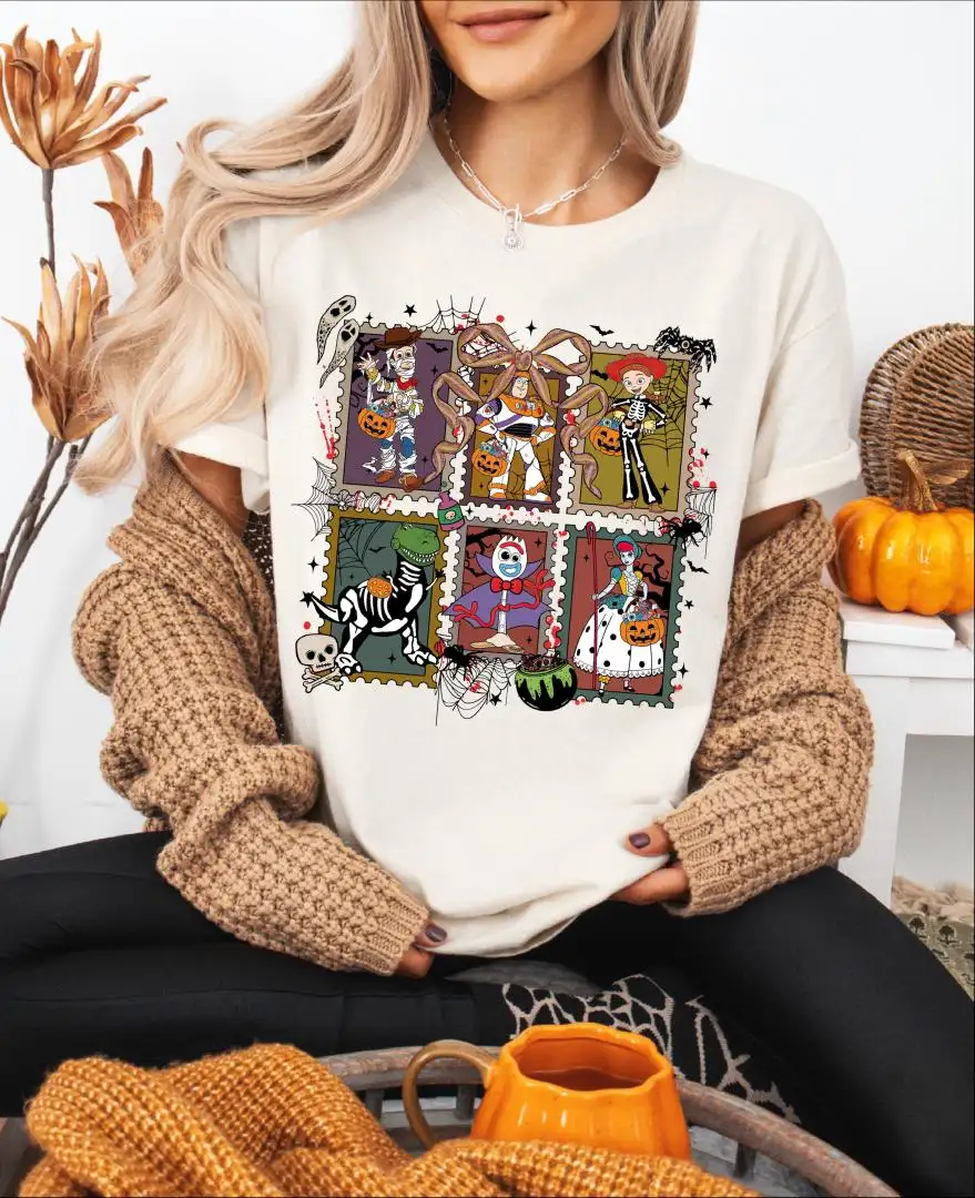 Toy Story Halloween Shirt with Woody Buzz Trick or Treat