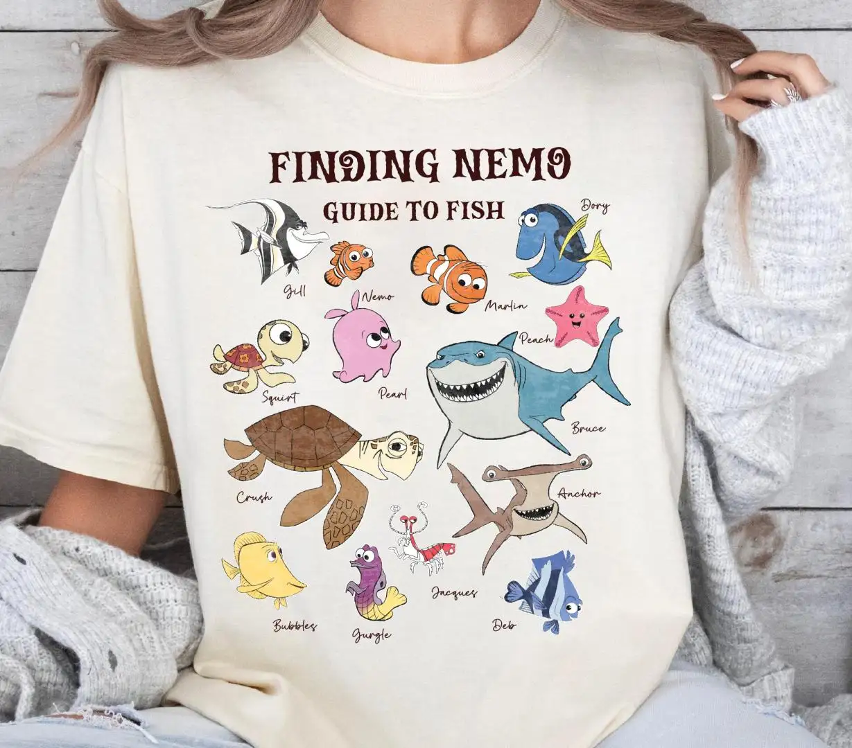 Retro Nemo Family Shirt Disneyland Vacation Guide