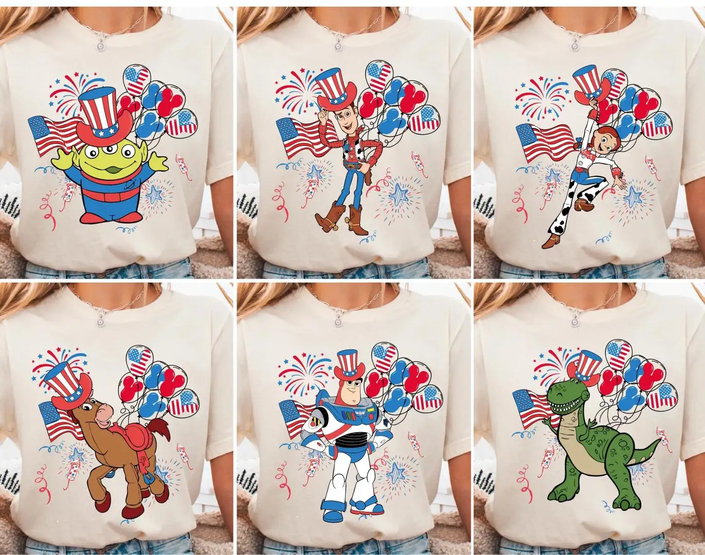 Patriotic Toy Story 4th of July Family Shirt