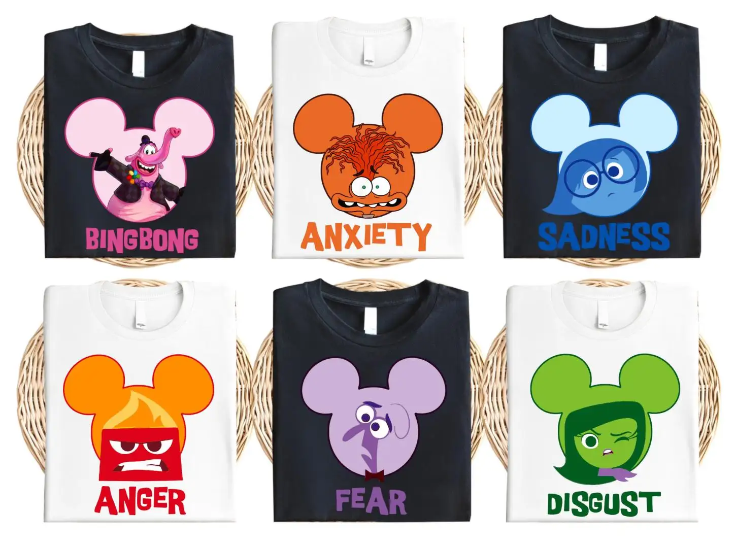 Inside Out Disney Family Matching Shirt