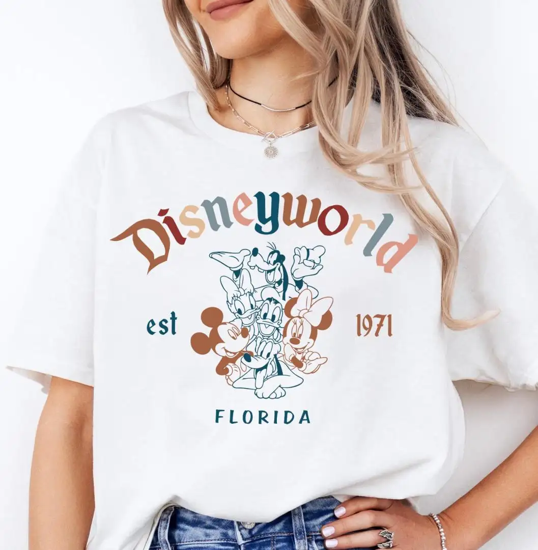 Vintage Disney World 1971 Retro Shirt For Family
