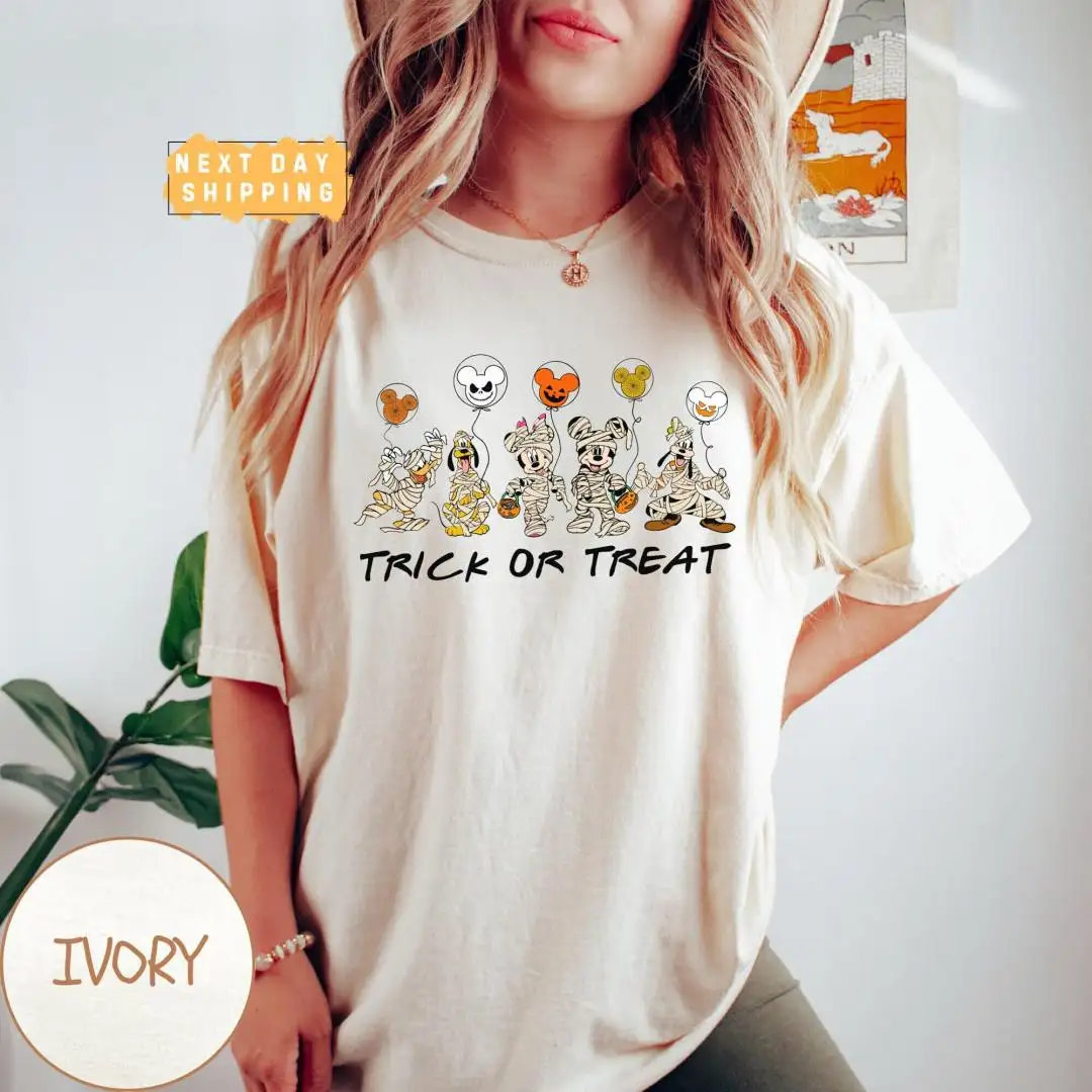 Disney Mickey Halloween Balloons Shirt for Family