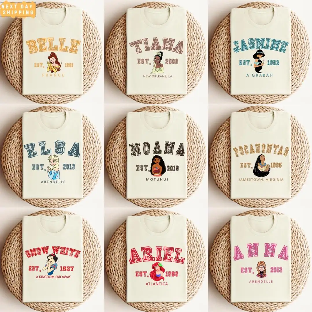 Disney Princess Shirt for Girls Birthday Trip