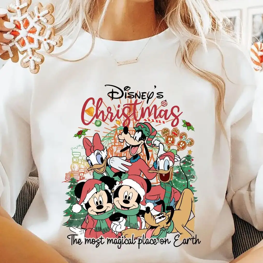 Disney Christmas Mickey Shirt Family Gift