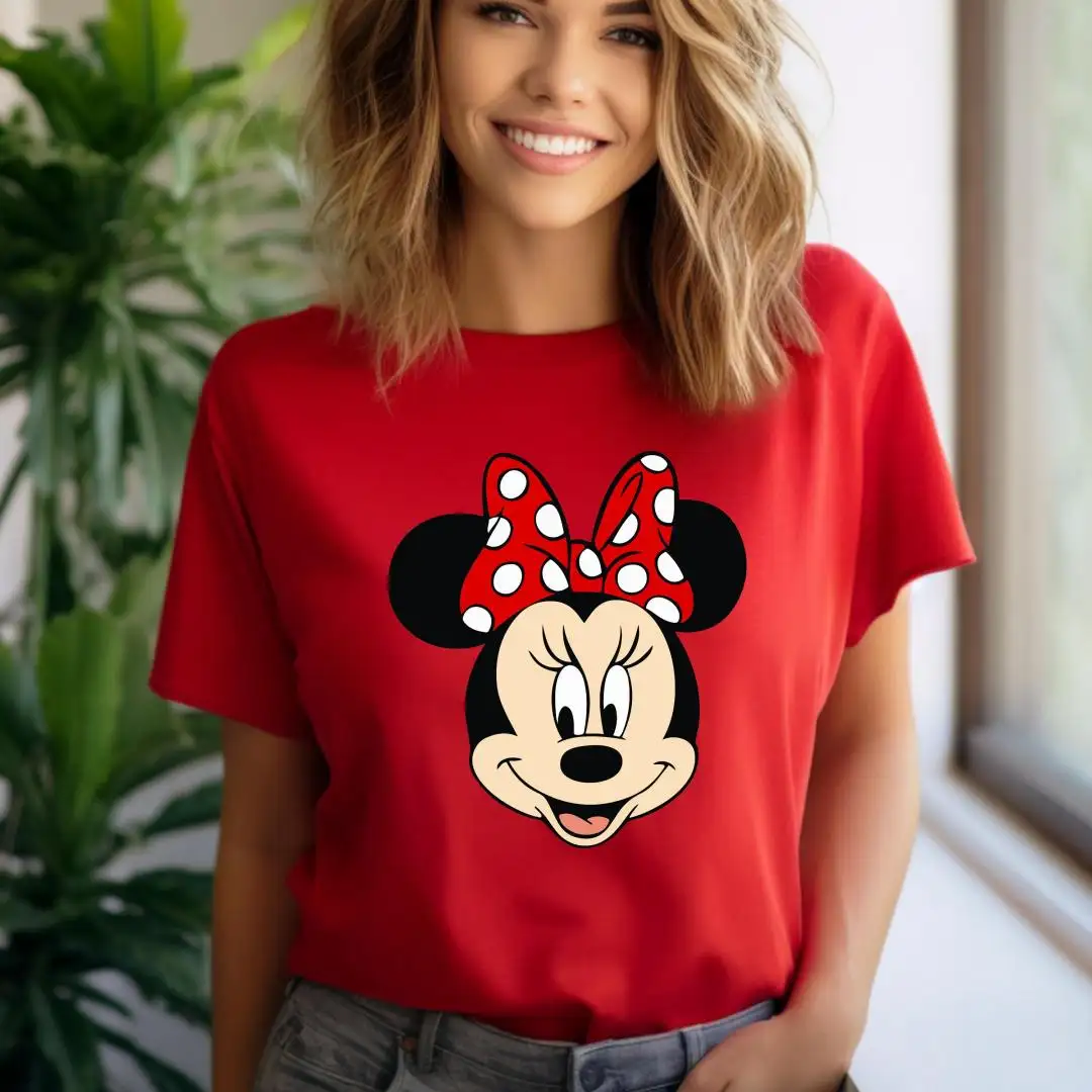 Minnie Mouse Checkered Shirt for Kids Disney Gift